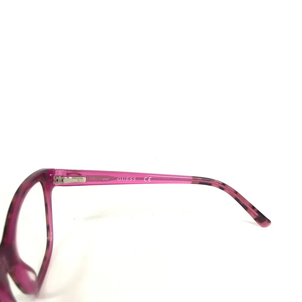 Guess Eyeglasses Frames GU2541 074 Clear Pink Brown Tortoise Cat Eye 54-17-135